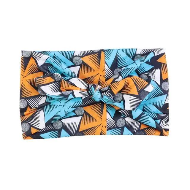 New Vintage African Print Stretch Bandana Head Wrap Long Scarf satin Floral Women Party Turban Headwear Cap Hair Accessories
