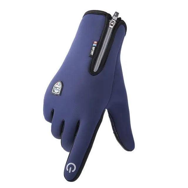 New Warm Winter Fishing Gloves For Winter Waterproof Windproof Breathable Full Finger Non Slip Outdoor Fishing Gloves Winter Touch Screen Running Gloves Thin Thermal Gloves Cycling Gloves