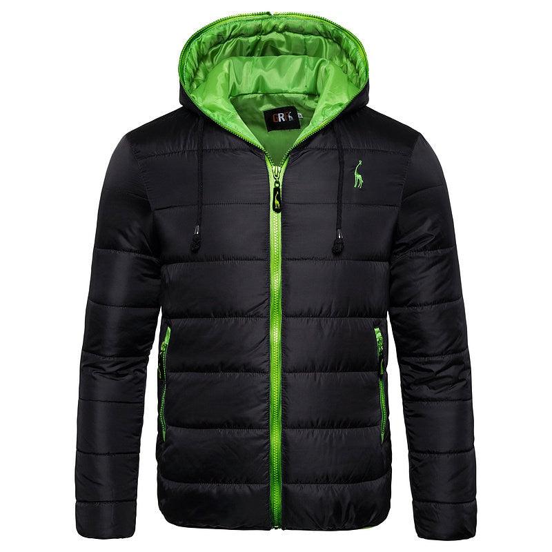 New Waterproof Winter Jacket Men Hooded Warm Autumn Jacket Windproof Hooded Men Blue Comfortable Men's Jackets Lightweight Hiking Jackets For Ski Winter Coat