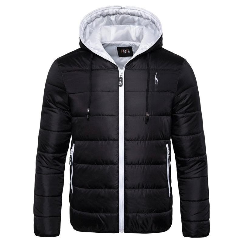 New Waterproof Winter Jacket Men Hooded Warm Autumn Jacket Windproof Hooded Men Blue Comfortable Men's Jackets Lightweight Hiking Jackets For Ski Winter Coat