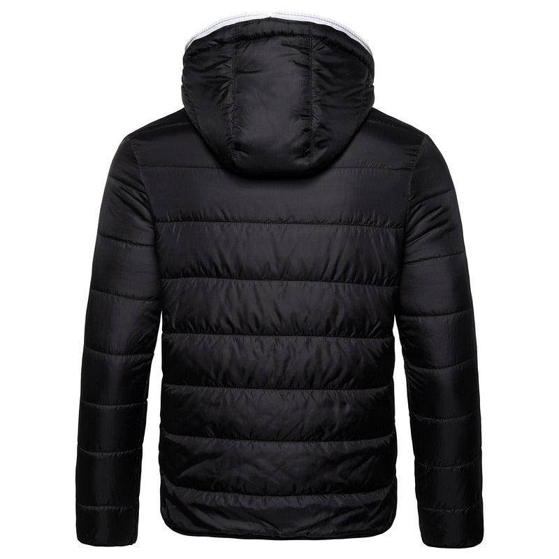 New Waterproof Winter Jacket Men Hooded Warm Autumn Jacket Windproof Hooded Men Blue Comfortable Men's Jackets Lightweight Hiking Jackets For Ski Winter Coat