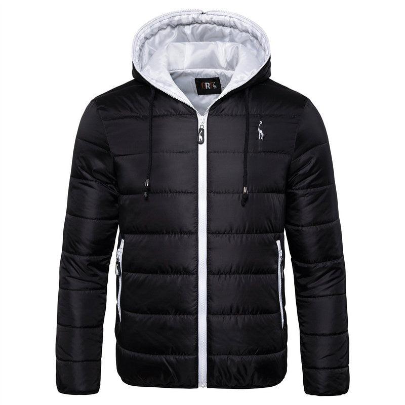 New Waterproof Winter Jacket Men Hooded Warm Autumn Jacket Windproof Hooded Men Blue Comfortable Men's Jackets Lightweight Hiking Jackets For Ski Winter Coat