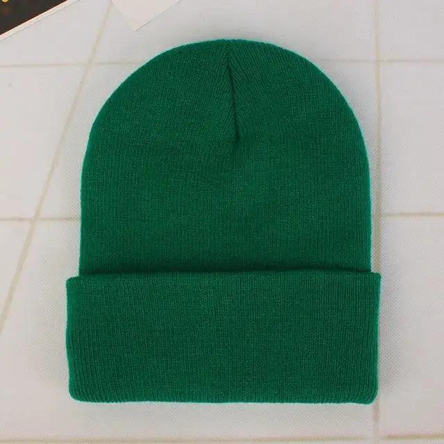New Winter Hats for Women Men Beanies Knitted Solid Cool Hat Girls Autumn Female Beanie Warm Bonnet Casual Cap For Winter Knitted Autumn Winter Cap Warm Elastic Winter Women and Men Hat