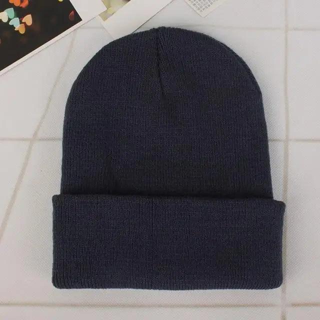 New Winter Hats for Women Men Beanies Knitted Solid Cool Hat Girls Autumn Female Beanie Warm Bonnet Casual Cap For Winter Knitted Autumn Winter Cap Warm Elastic Winter Women and Men Hat