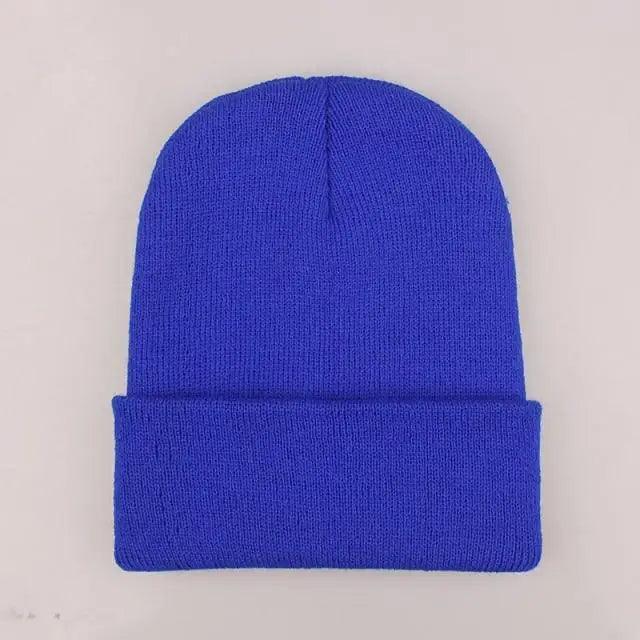 New Winter Hats for Women Men Beanies Knitted Solid Cool Hat Girls Autumn Female Beanie Warm Bonnet Casual Cap For Winter Knitted Autumn Winter Cap Warm Elastic Winter Women and Men Hat
