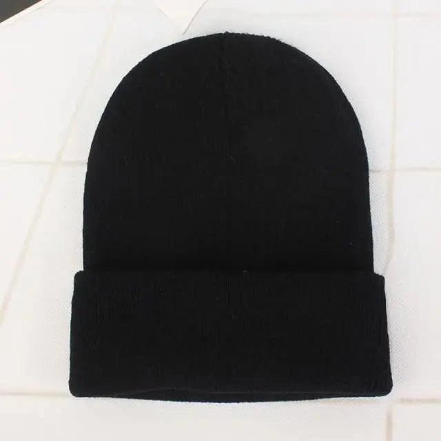 New Winter Hats for Women Men Beanies Knitted Solid Cool Hat Girls Autumn Female Beanie Warm Bonnet Casual Cap For Winter Knitted Autumn Winter Cap Warm Elastic Winter Women and Men Hat