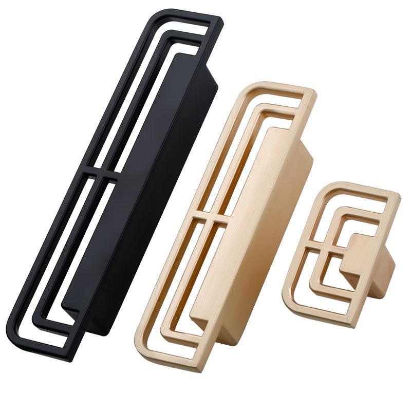 New Zinc Alloy Modern Style Bedroom Cabinet Furniture Door Handle Imitation Copper Antique Furniture Closet Door Knob Cabinet Furniture Door Handle Imitation Copper Antique Furniture Closet Door Knobs 2.2CM