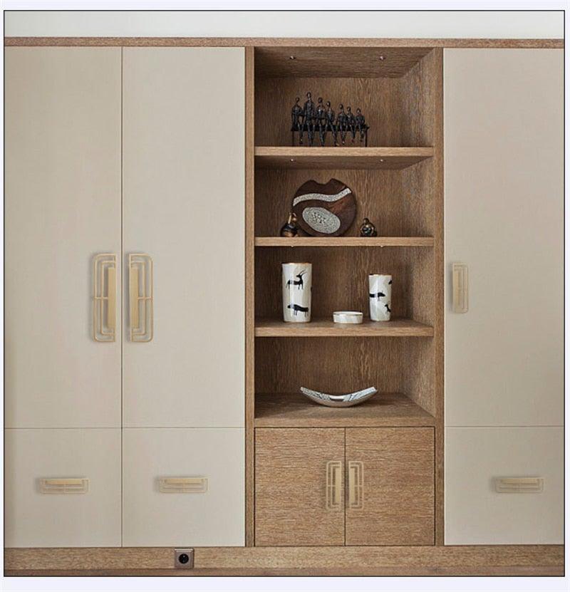 New Zinc Alloy Modern Style Bedroom Cabinet Furniture Door Handle Imitation Copper Antique Furniture Closet Door Knob Cabinet Furniture Door Handle Imitation Copper Antique Furniture Closet Door Knobs 2.2CM
