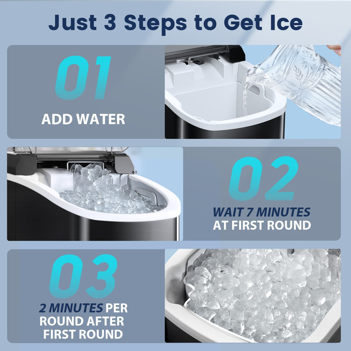 Nugget Pebble Ice Maker Countertop Z5815NH