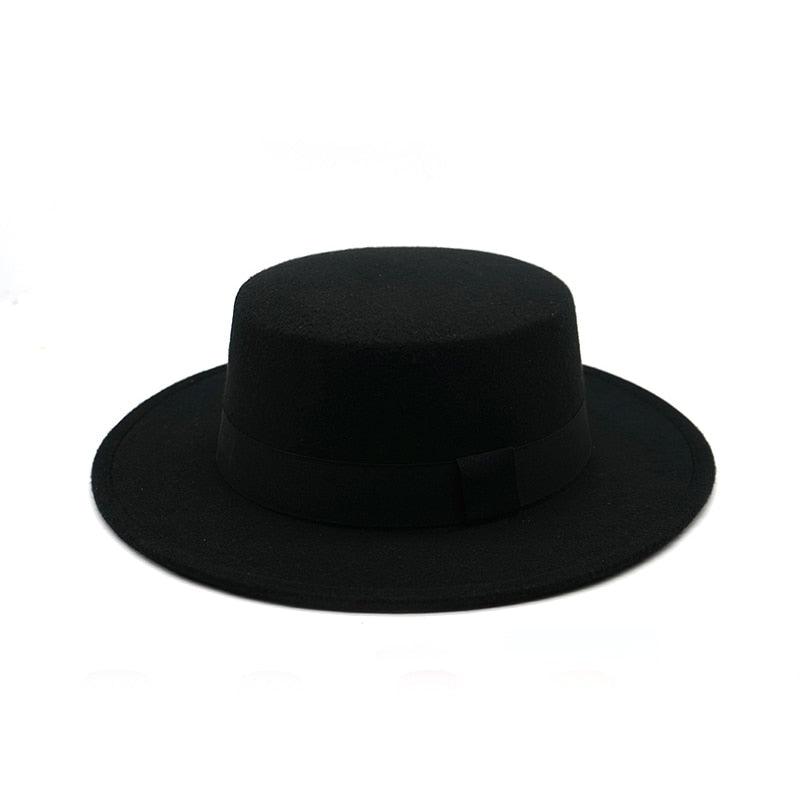 One Size Winter Autumn Cotton Women Men Fedoras Lady Retro Wide Brim Hat Belt Fedora Hat Top Lightweight Caps Everyday Wear Hats Summer Sun Hat