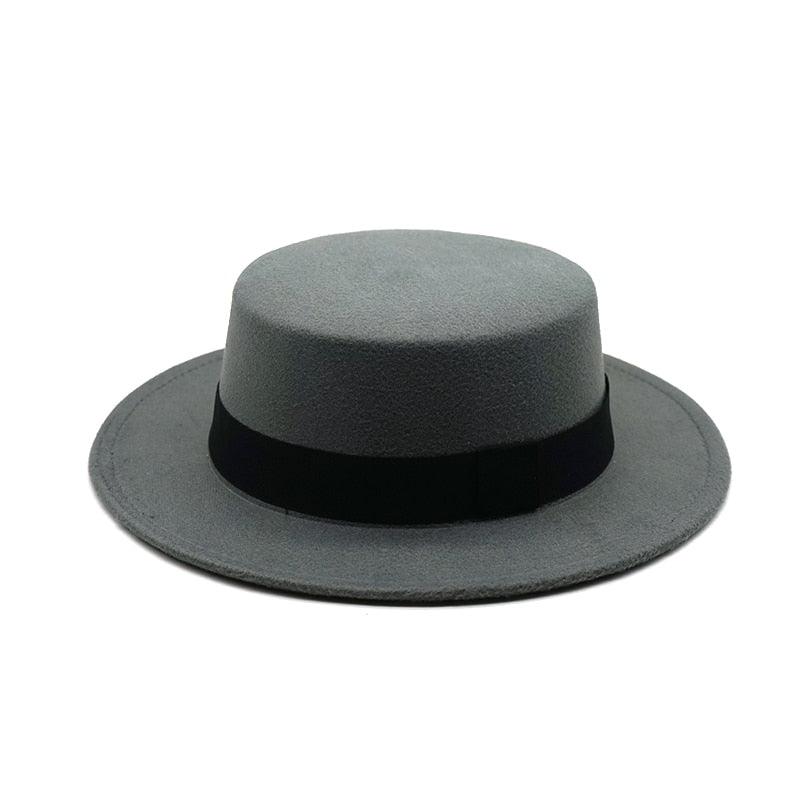 One Size Winter Autumn Cotton Women Men Fedoras Lady Retro Wide Brim Hat Belt Fedora Hat Top Lightweight Caps Everyday Wear Hats Summer Sun Hat