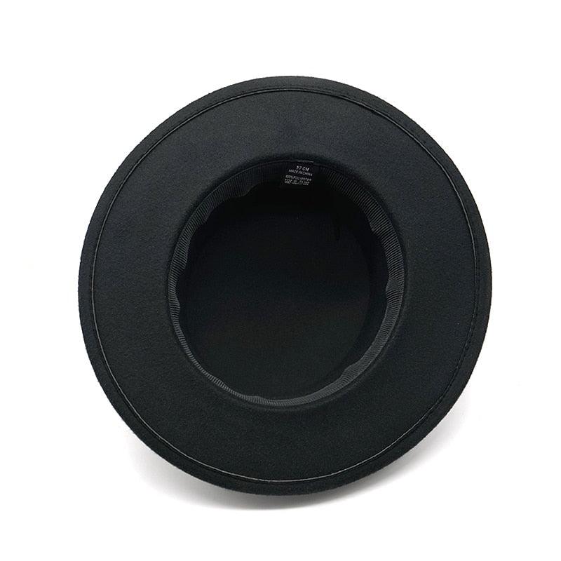One Size Winter Autumn Cotton Women Men Fedoras Lady Retro Wide Brim Hat Belt Fedora Hat Top Lightweight Caps Everyday Wear Hats Summer Sun Hat