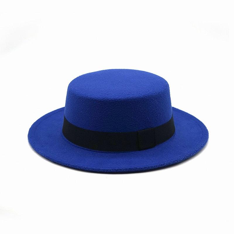 One Size Winter Autumn Cotton Women Men Fedoras Lady Retro Wide Brim Hat Belt Fedora Hat Top Lightweight Caps Everyday Wear Hats Summer Sun Hat