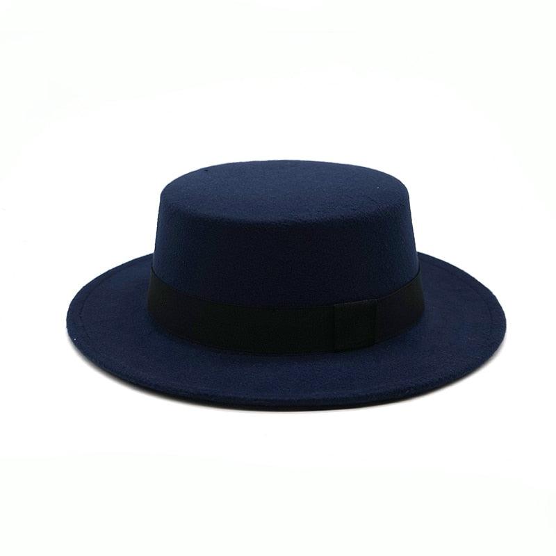One Size Winter Autumn Cotton Women Men Fedoras Lady Retro Wide Brim Hat Belt Fedora Hat Top Lightweight Caps Everyday Wear Hats Summer Sun Hat