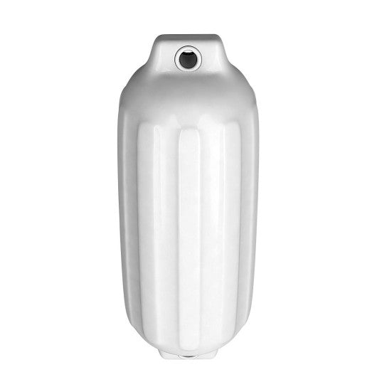 4 Ribbed Marine 8.5" x 27" Boat Fender Vinyl Bumper-White