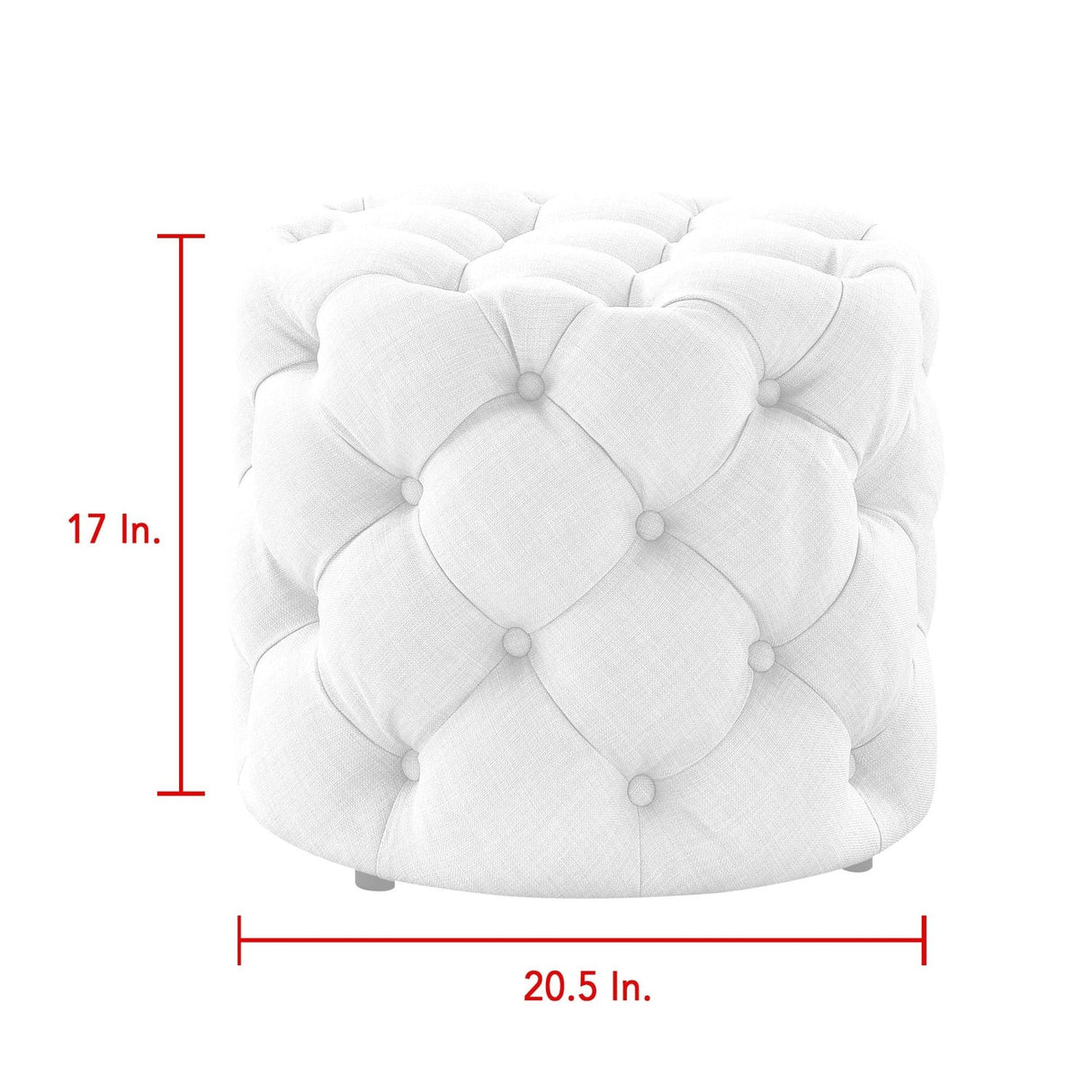 Lauren Round Ottoman