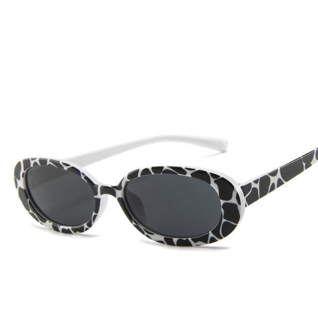 Oval Sunglasses For Women Retro Designer Glasses For Women/Men Small Eyewear For Women Tiny Small 90s Sunglasses Women Polarized Retro Oval Sunglasses Tinted Glasses