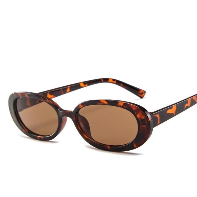 Oval Sunglasses For Women Retro Designer Glasses For Women/Men Small Eyewear For Women Tiny Small 90s Sunglasses Women Polarized Retro Oval Sunglasses Tinted Glasses