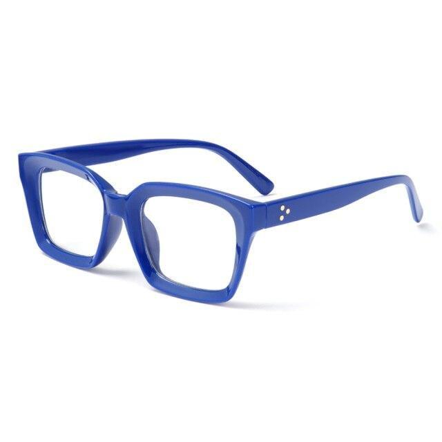 Oversized Square Reading Glasses For Men Women Portable Large Frame High Definition Computer Gaming Eyeglasses Eye Protection Eyewear Diopter 0~+ 3.00
