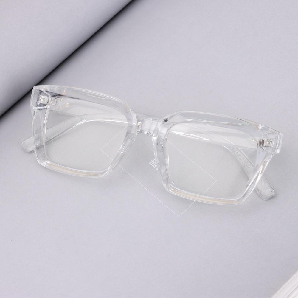 Oversized Square Reading Glasses For Men Women Portable Large Frame High Definition Computer Gaming Eyeglasses Eye Protection Eyewear Diopter 0~+ 3.00