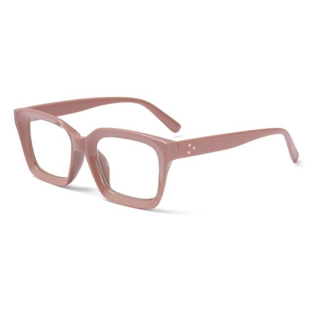 Oversized Square Reading Glasses For Men Women Portable Large Frame High Definition Computer Gaming Eyeglasses Eye Protection Eyewear Diopter 0~+ 3.00