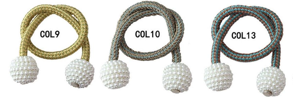 Pearl Magnetic Curtain Clip Curtain Holder Tieback Buckle Clips Hanging Ball Buckle Tie Back Curtain Accessories Home Decor Decorative Curtain Holdbacks Crystal Tie Backs For Curtains Curtain Holders For Window Draperies