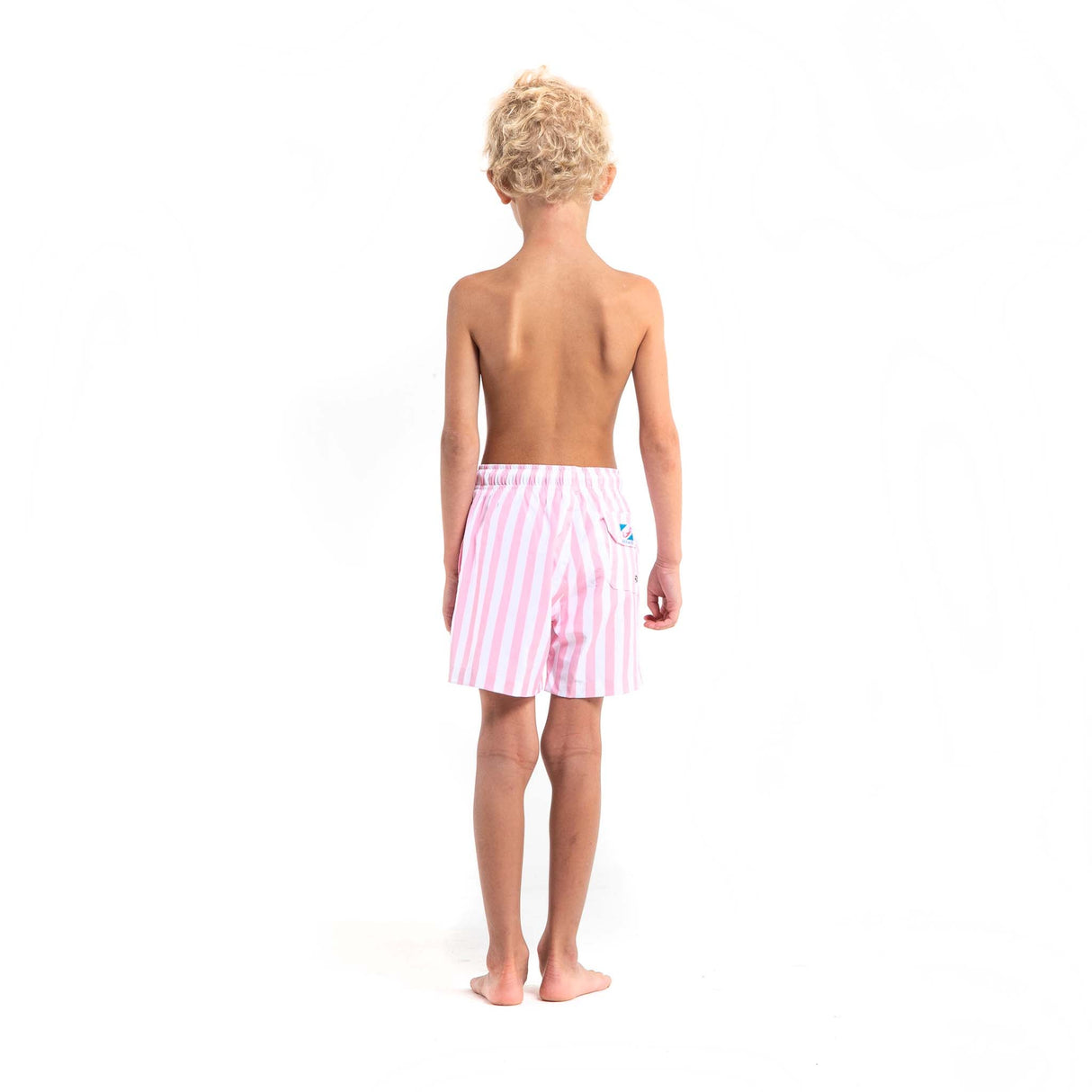 Copy of Pink Stripes - Kids Swim Trunks by Bermies