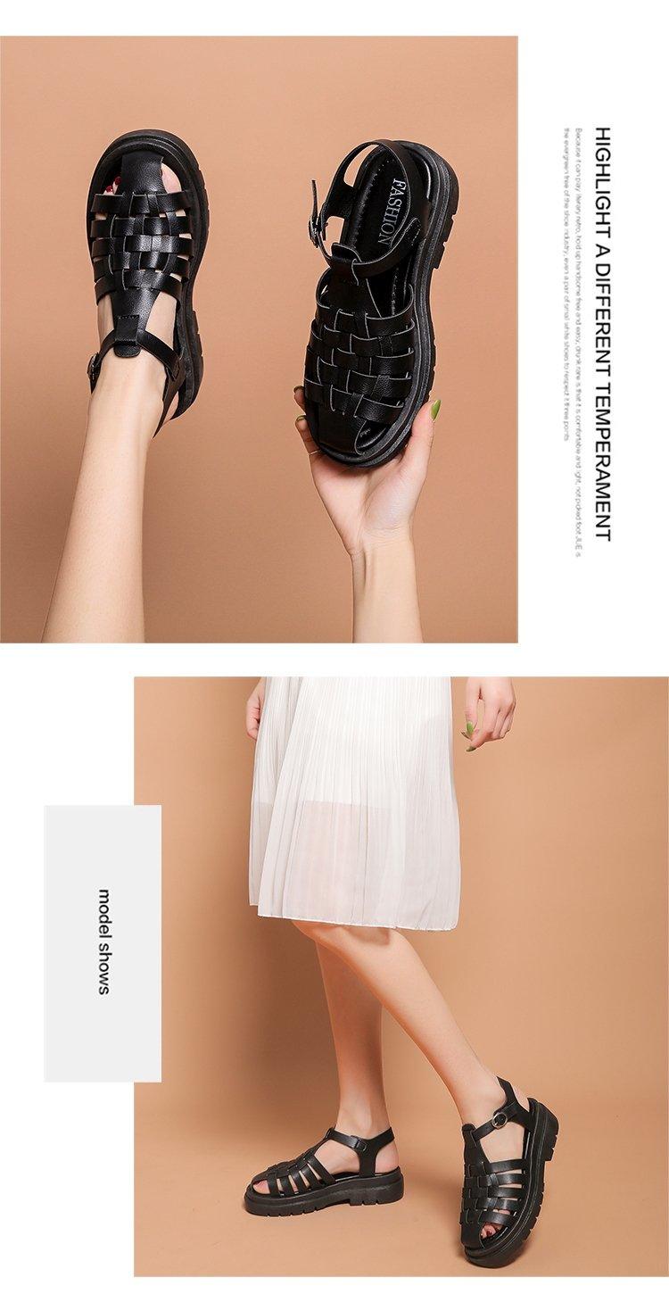 Platform Women's Sandals Summer Fashion Women Beach Classic Sandal Comfortable Beach Pool Platforms Sandals With Buckle Open Toe Ankle Strap Thick-Soled Casual Women's Shoes