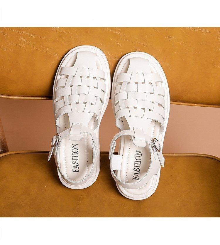 Platform Women's Sandals Summer Fashion Women Beach Classic Sandal Comfortable Beach Pool Platforms Sandals With Buckle Open Toe Ankle Strap Thick-Soled Casual Women's Shoes