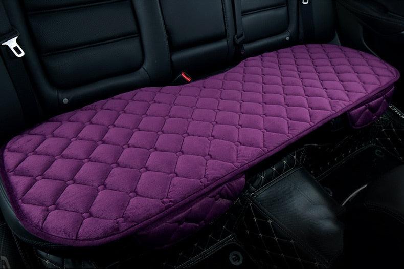 Plush Car Seat Covers Front Rear Full Set Choose Car Seat Cushion Car Memory Foam Heightening Seat Cushion Plush Seat Pad Protector Car Accessories Lower Back Pain Relief Cushion Anti-Slip