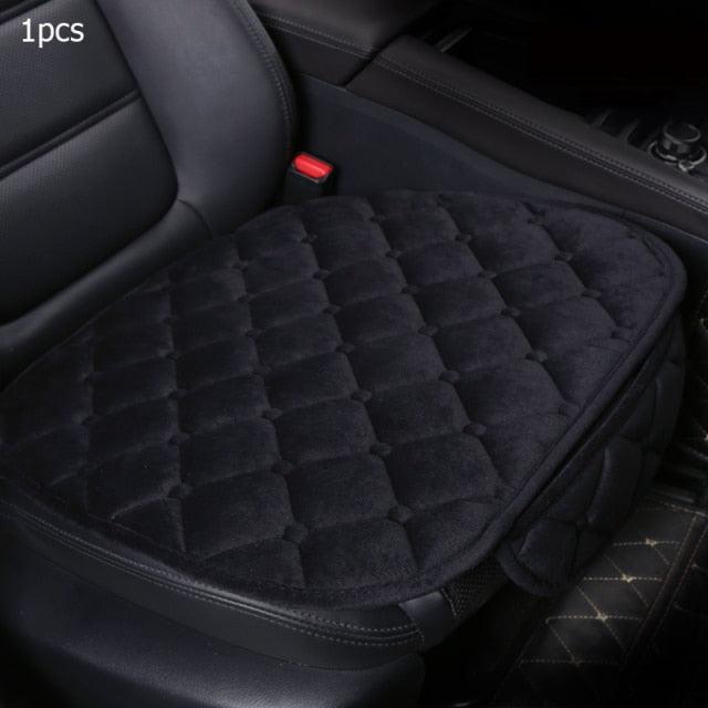 Plush Car Seat Covers Front Rear Full Set Choose Car Seat Cushion Car Memory Foam Heightening Seat Cushion Plush Seat Pad Protector Car Accessories Lower Back Pain Relief Cushion Anti-Slip