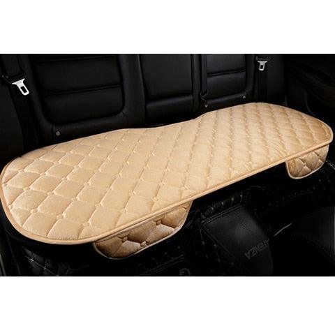 Plush Car Seat Covers Front Rear Full Set Choose Car Seat Cushion Car Memory Foam Heightening Seat Cushion Plush Seat Pad Protector Car Accessories Lower Back Pain Relief Cushion Anti-Slip