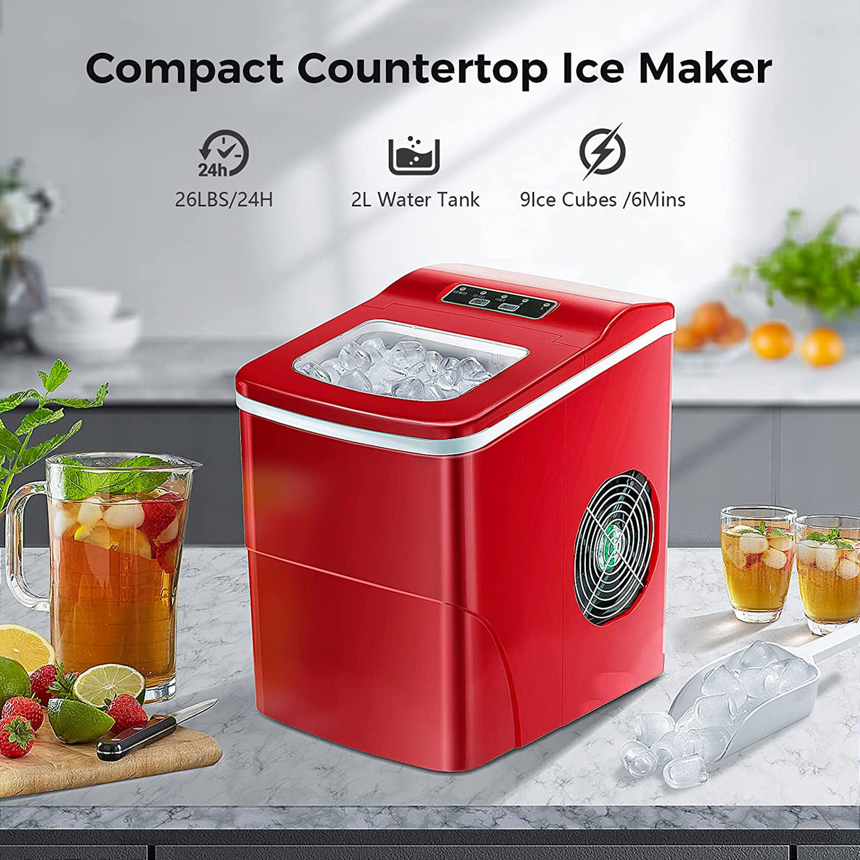 Portable Countertop Ice Maker Machine Z5876
