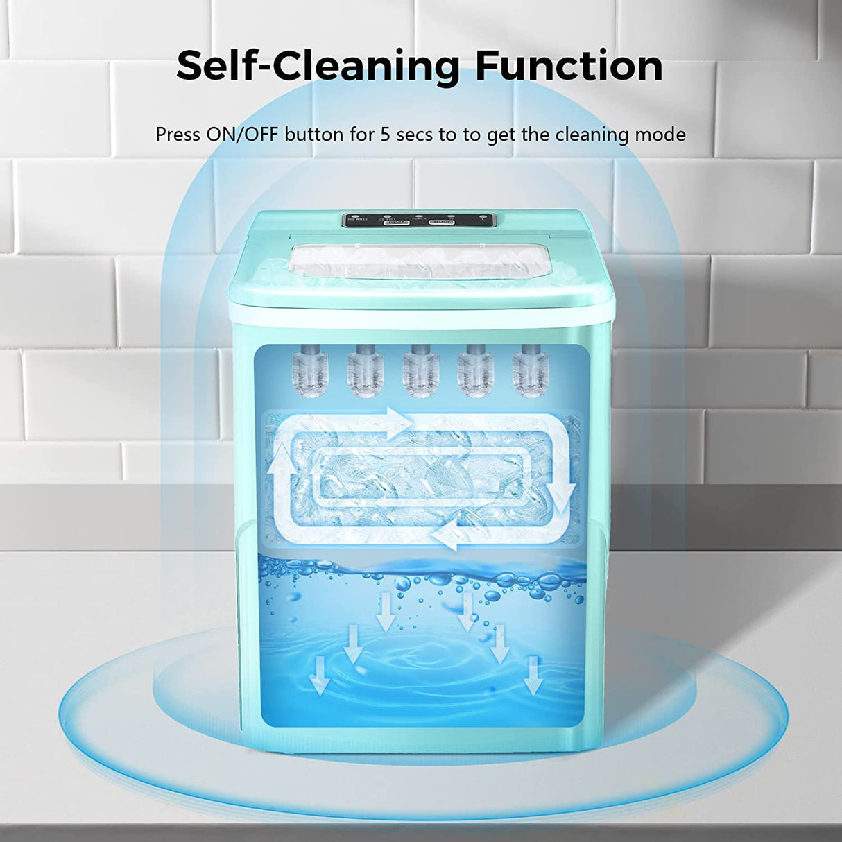 Portable Countertop Ice Maker Machine Z5876