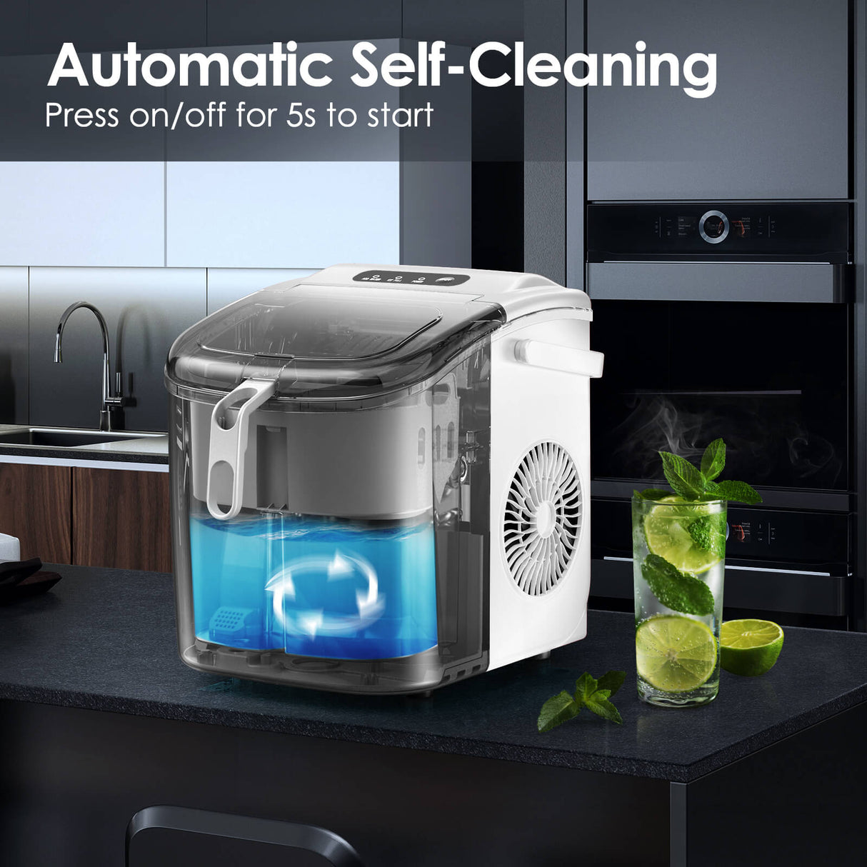 Portable Ice Maker with Handle Z5822H