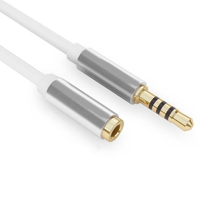 Premium 3.5mm 1m/2m/3-m AUX Headphone Cable Jack For Car Speaker Mobile Phone Headphones