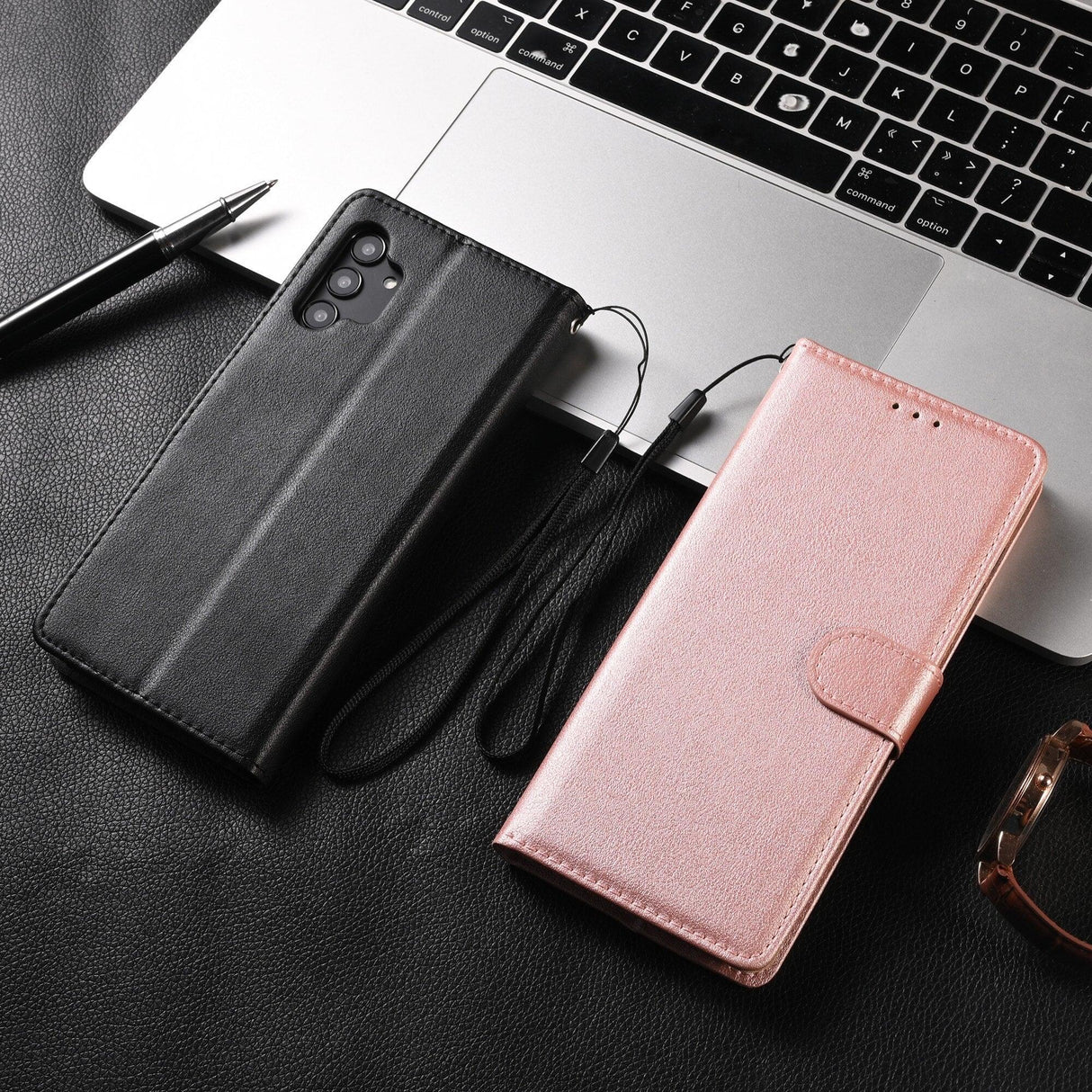 Premium PU / Leather Case Magnetic Closure Protective Flip Wallet Case Cover Leather Case for Xiaomi Redmi Note 11S 10 10S 9 9S 9T 8T 8 7 6 5 5A Pro Max 4X 9A 8A 7A 6A POCO X3 NFC Flip Wallet