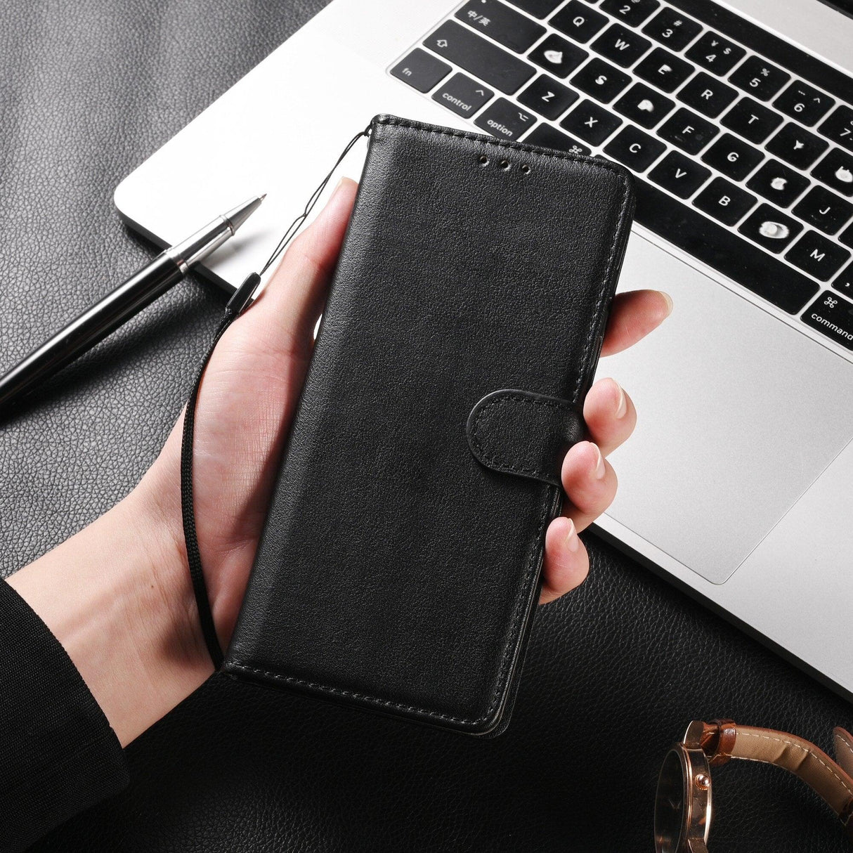 Premium PU / Leather Case Magnetic Closure Protective Flip Wallet Case Cover Leather Case for Xiaomi Redmi Note 11S 10 10S 9 9S 9T 8T 8 7 6 5 5A Pro Max 4X 9A 8A 7A 6A POCO X3 NFC Flip Wallet