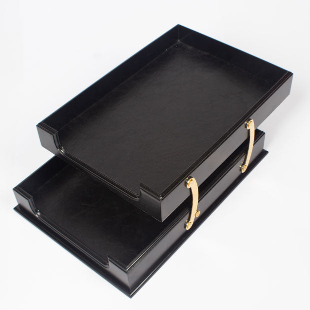 MOOG Wooden Prestige Double Document Tray