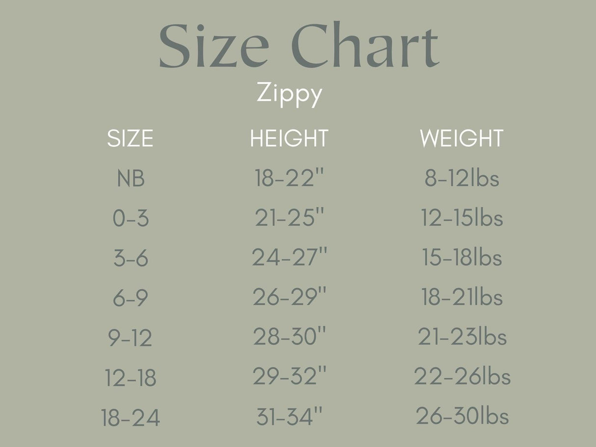 Pretty 'n Pumpkin Bamboo Zippy Romper