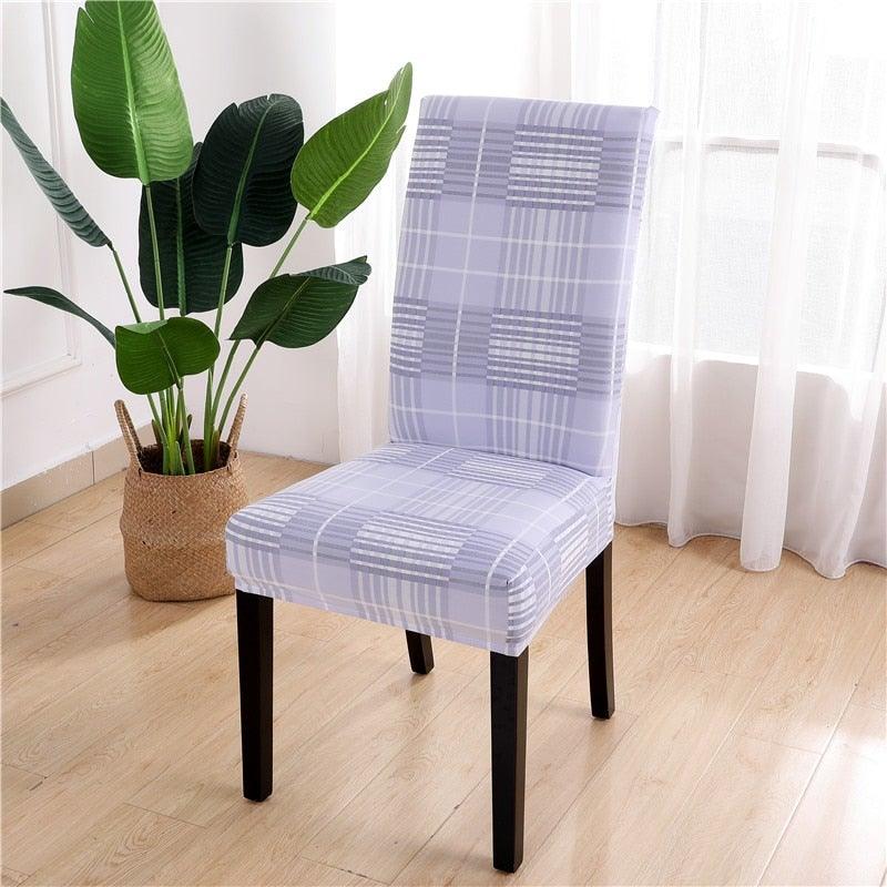 Printed Chair Cover Spandex Stretch Durable Soft Seat Chair Covers Slipcovers for Kitchen Dining Room Wedding Banquet Hotel Chair Covers for Dining Room Stretch Spandex Removable Washable Anti-dust Seat Slipcover Protector for Hotel Office Ceremony