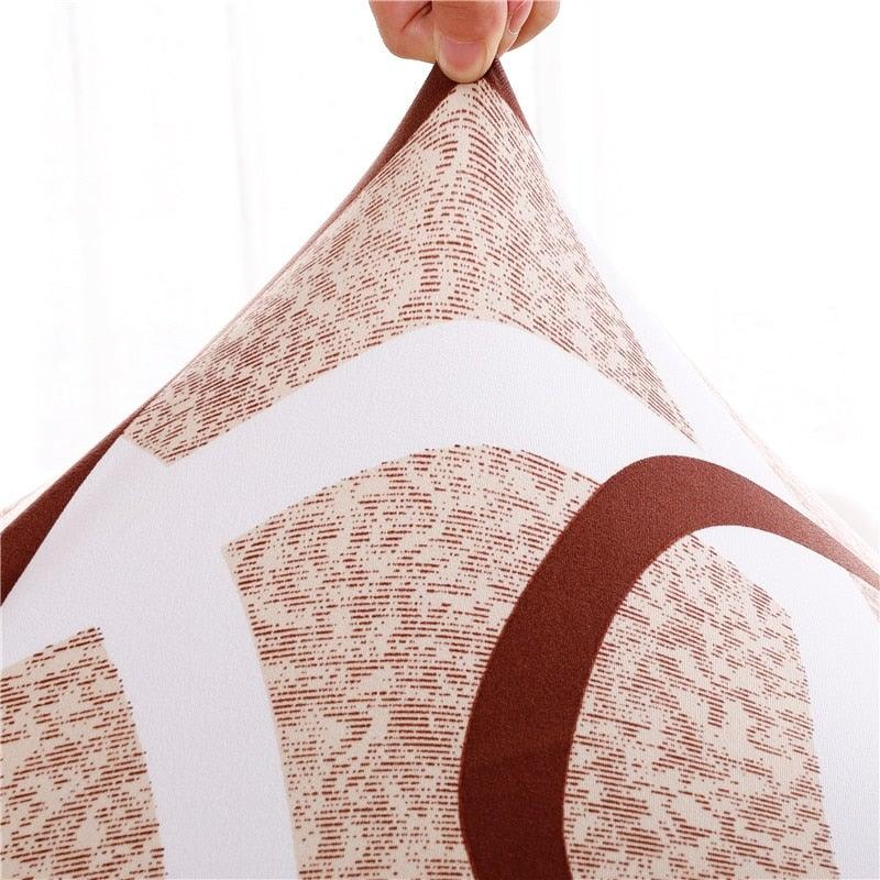Printed Chair Cover Spandex Stretch Durable Soft Seat Chair Covers Slipcovers for Kitchen Dining Room Wedding Banquet Hotel Chair Covers for Dining Room Stretch Spandex Removable Washable Anti-dust Seat Slipcover Protector for Hotel Office Ceremony