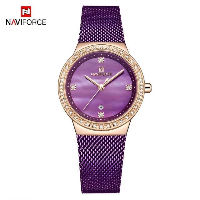 Fashion Elegant Watches Luxury Analog Women Watch With Date Casual Quartz Wristwatch With Stainless Steel Mesh Band Perfect Gift