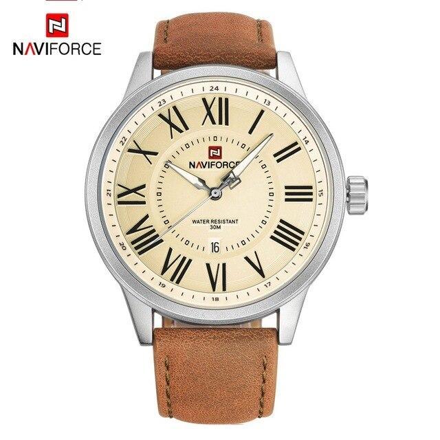 Universal Waterproof Watch With Details Of Great Design Numbers And Date Display Perfect Gift