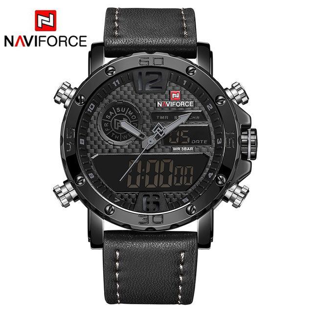 Men's Sports Waterproof Digital Analog Multifunction Watch Excellent Design Perfect Gift