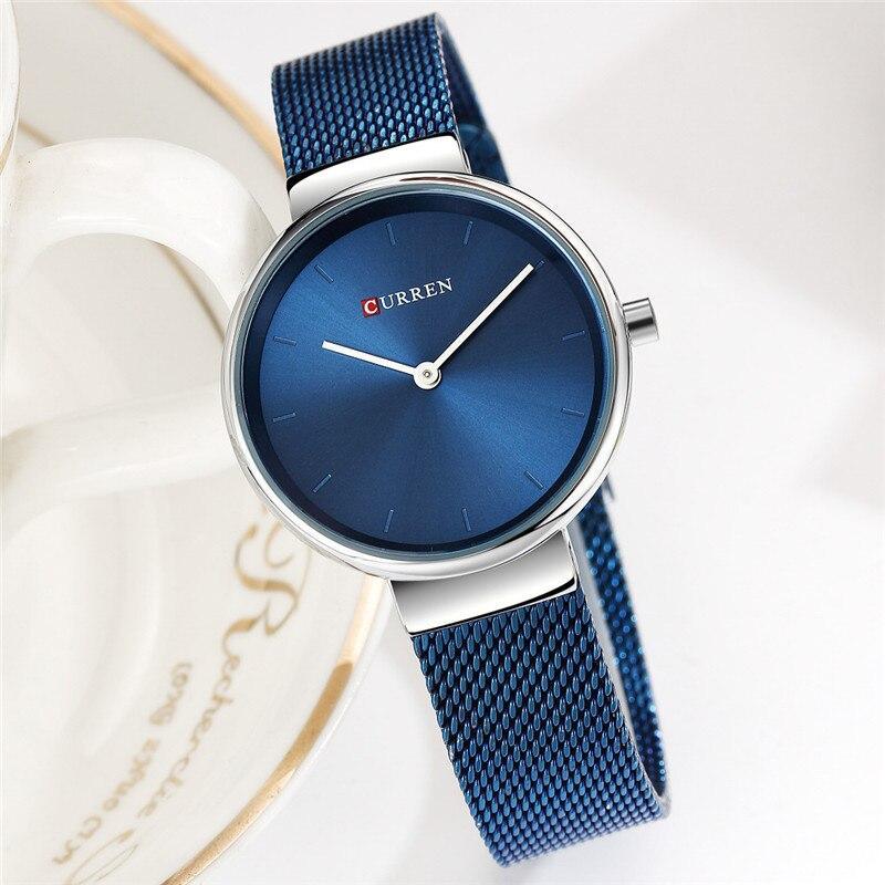 Women's Casual Stainless Steel Watch With Knitted Bracelet Excellent Background Unique Design Perfect For Her