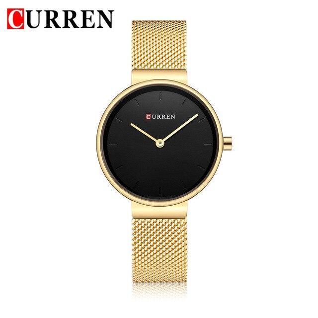 Women's Casual Stainless Steel Watch With Knitted Bracelet Excellent Background Unique Design Perfect For Her