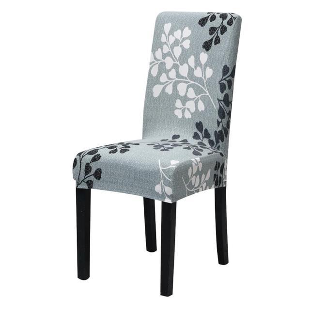 Washable Anti-dust Seat Slipcover Chair Cover Stretch Spandex Chair Covers Elastic Multifunctional Dining Furniture Seat Cover Home Decor For Dining Room Washable Spandex Kitchen Chair Covers for Dining Room Christmas Decoration