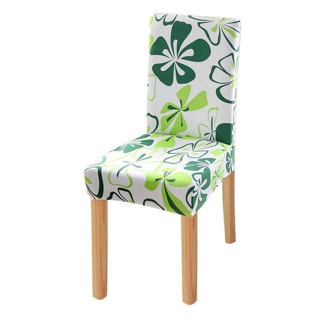 Washable Anti-dust Seat Slipcover Chair Cover Stretch Spandex Chair Covers Elastic Multifunctional Dining Furniture Seat Cover Home Decor For Dining Room Washable Spandex Kitchen Chair Covers for Dining Room Christmas Decoration
