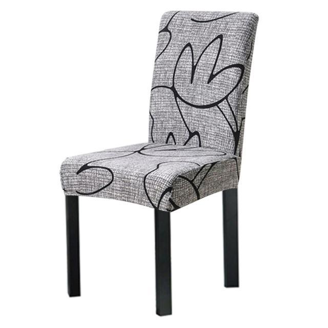 Washable Anti-dust Seat Slipcover Chair Cover Stretch Spandex Chair Covers Elastic Multifunctional Dining Furniture Seat Cover Home Decor For Dining Room Washable Spandex Kitchen Chair Covers for Dining Room Christmas Decoration